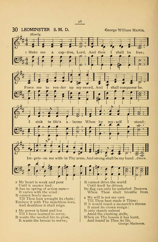 The Convention Hymnal: a compilation of familiar hymns for use at meetings where the larger collections are not available page 28