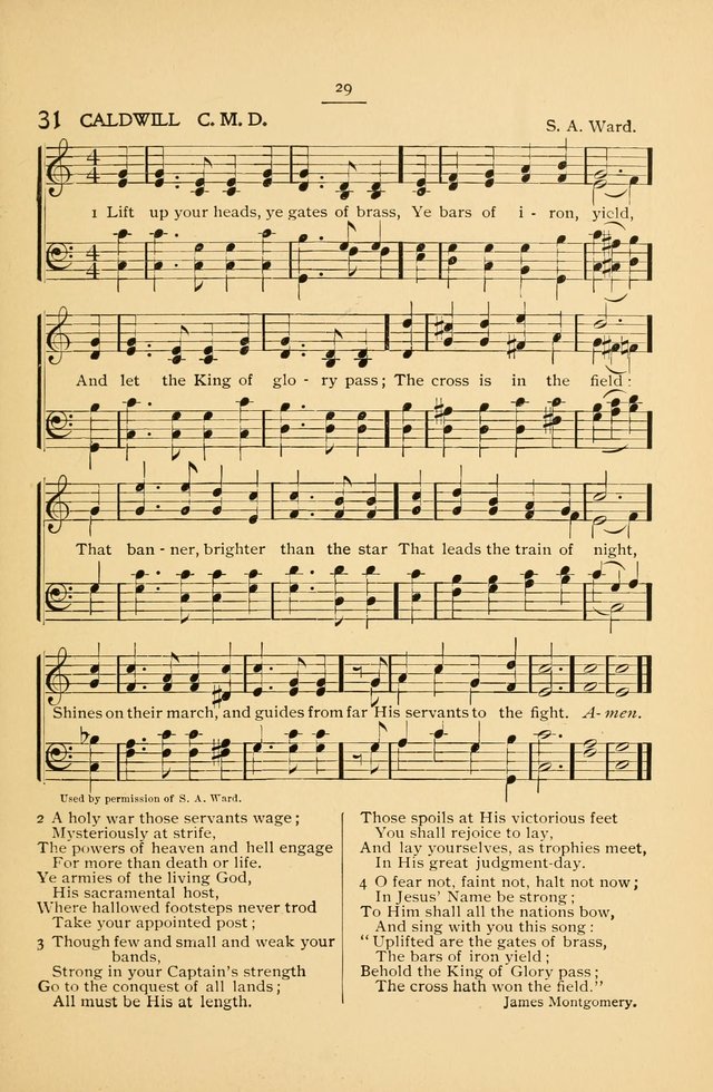 The Convention Hymnal: a compilation of familiar hymns for use at meetings where the larger collections are not available page 29