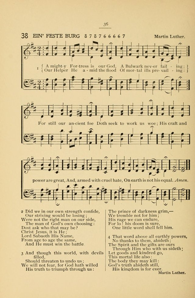 The Convention Hymnal: a compilation of familiar hymns for use at meetings where the larger collections are not available page 36