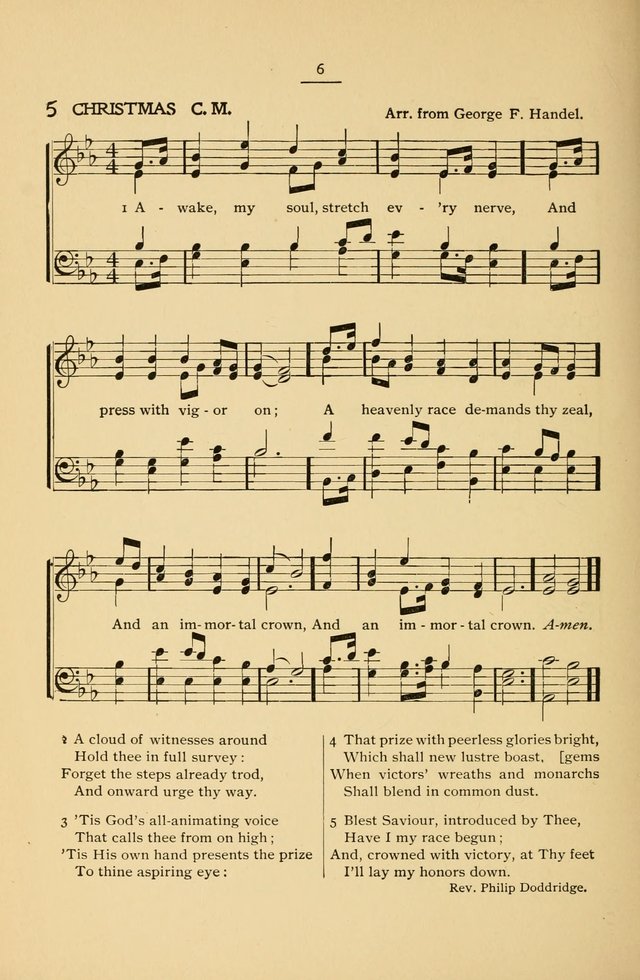 The Convention Hymnal: a compilation of familiar hymns for use at meetings where the larger collections are not available page 6