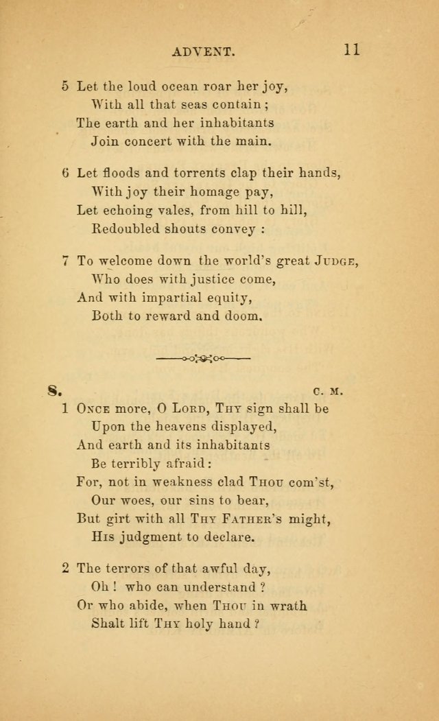 The Church Hymnal: a collection of hymns from the Prayer book hymnal, Additional hymns, and Hymns ancient and modern, and Hymns for church and home. For use in Churches where licensed by the Bishop page 11