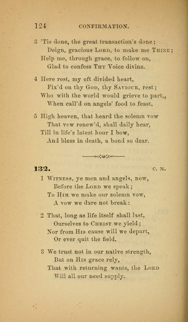 The Church Hymnal: a collection of hymns from the Prayer book hymnal, Additional hymns, and Hymns ancient and modern, and Hymns for church and home. For use in Churches where licensed by the Bishop page 124