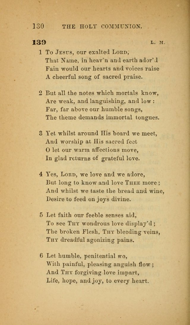 The Church Hymnal: a collection of hymns from the Prayer book hymnal, Additional hymns, and Hymns ancient and modern, and Hymns for church and home. For use in Churches where licensed by the Bishop page 130