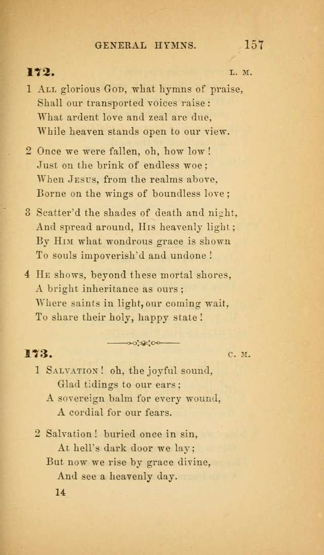 The Church Hymnal: a collection of hymns from the Prayer book hymnal, Additional hymns, and Hymns ancient and modern, and Hymns for church and home. For use in Churches where licensed by the Bishop page 157