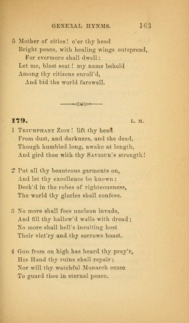 The Church Hymnal: a collection of hymns from the Prayer book hymnal, Additional hymns, and Hymns ancient and modern, and Hymns for church and home. For use in Churches where licensed by the Bishop page 163