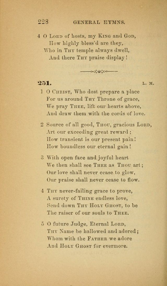 The Church Hymnal: a collection of hymns from the Prayer book hymnal, Additional hymns, and Hymns ancient and modern, and Hymns for church and home. For use in Churches where licensed by the Bishop page 228