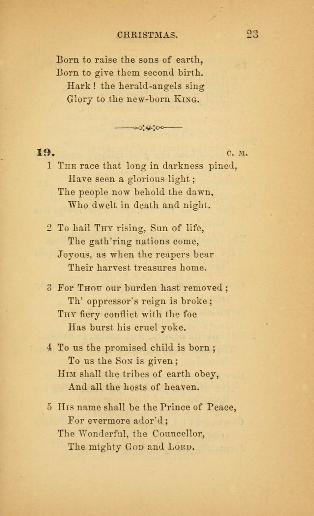 The Church Hymnal: a collection of hymns from the Prayer book hymnal, Additional hymns, and Hymns ancient and modern, and Hymns for church and home. For use in Churches where licensed by the Bishop page 23