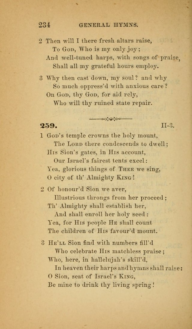 The Church Hymnal: a collection of hymns from the Prayer book hymnal, Additional hymns, and Hymns ancient and modern, and Hymns for church and home. For use in Churches where licensed by the Bishop page 234