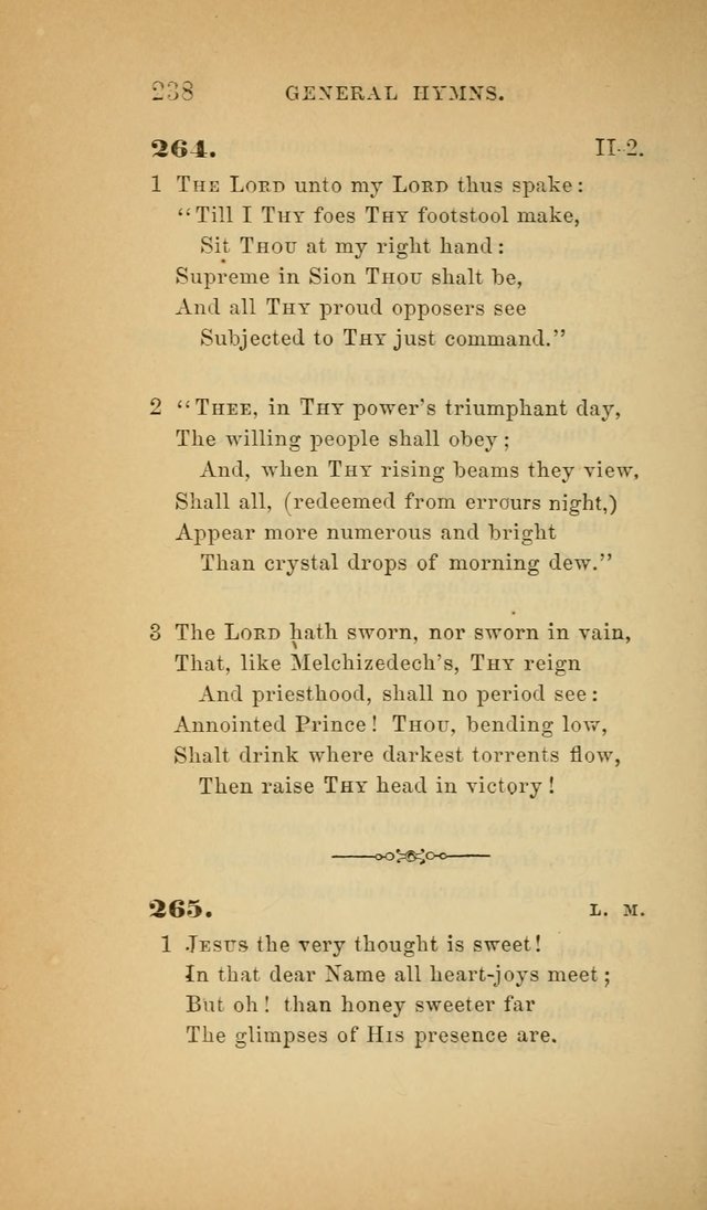 The Church Hymnal: a collection of hymns from the Prayer book hymnal, Additional hymns, and Hymns ancient and modern, and Hymns for church and home. For use in Churches where licensed by the Bishop page 238