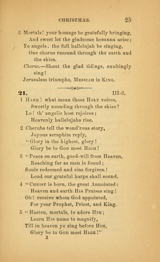 The Church Hymnal: a collection of hymns from the Prayer book hymnal, Additional hymns, and Hymns ancient and modern, and Hymns for church and home. For use in Churches where licensed by the Bishop page 25