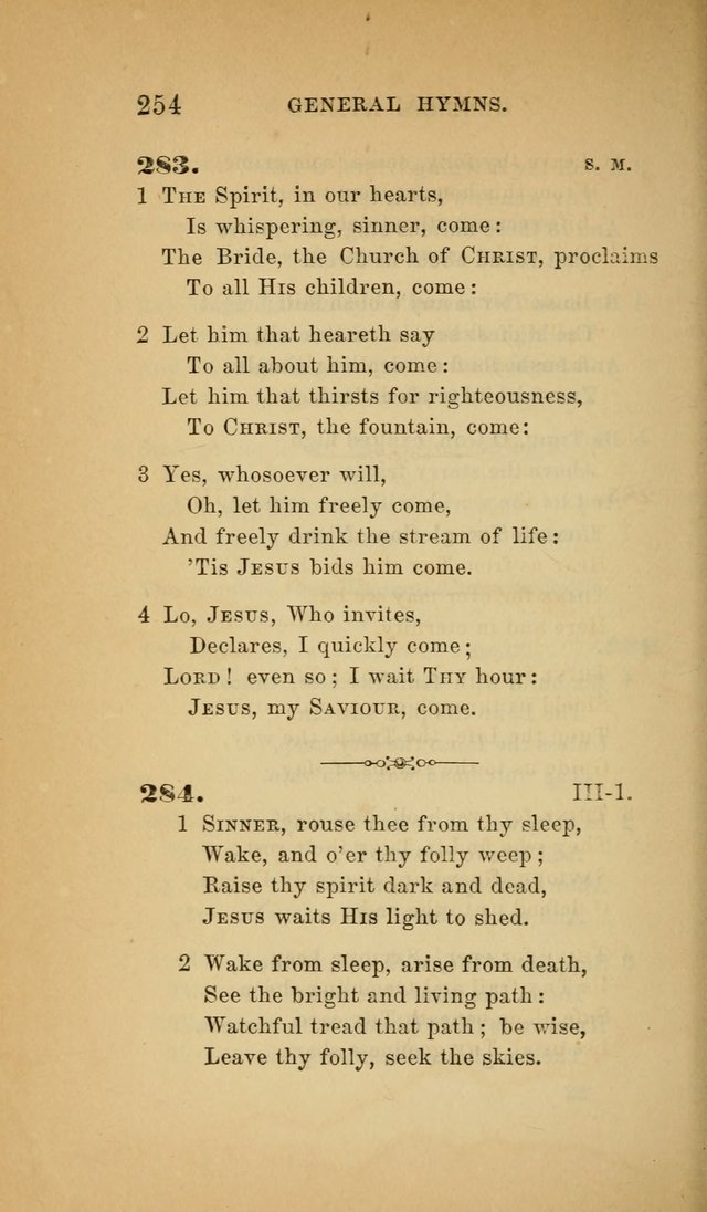 The Church Hymnal: a collection of hymns from the Prayer book hymnal, Additional hymns, and Hymns ancient and modern, and Hymns for church and home. For use in Churches where licensed by the Bishop page 254