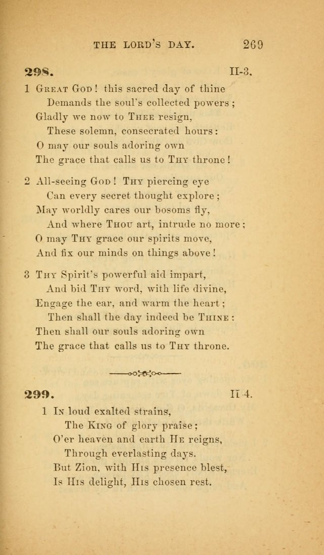 The Church Hymnal: a collection of hymns from the Prayer book hymnal, Additional hymns, and Hymns ancient and modern, and Hymns for church and home. For use in Churches where licensed by the Bishop page 269