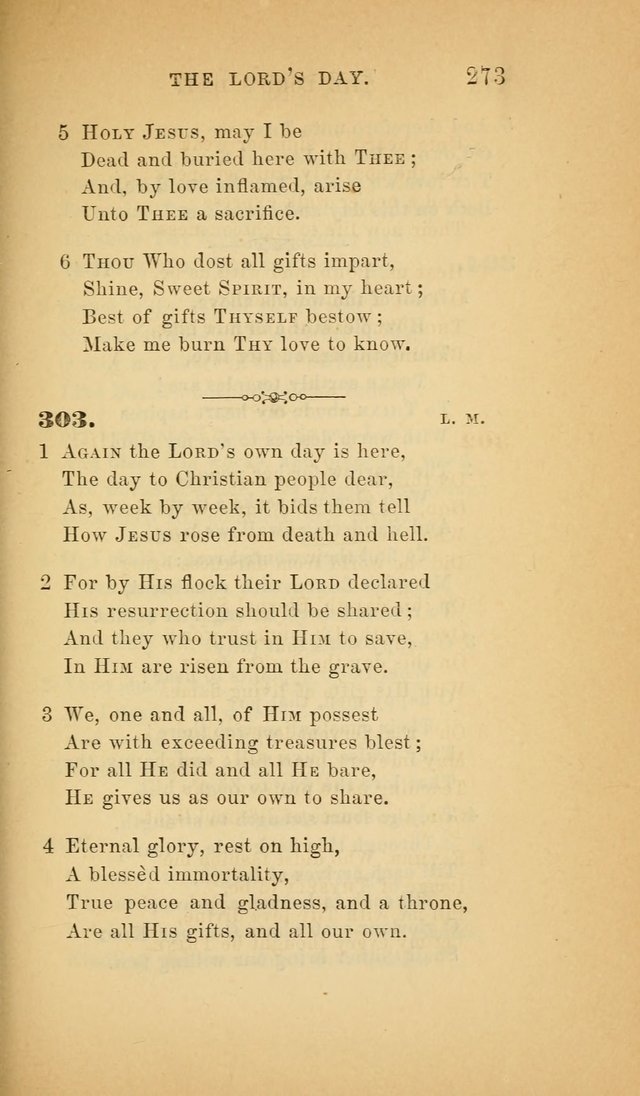 The Church Hymnal: a collection of hymns from the Prayer book hymnal, Additional hymns, and Hymns ancient and modern, and Hymns for church and home. For use in Churches where licensed by the Bishop page 273