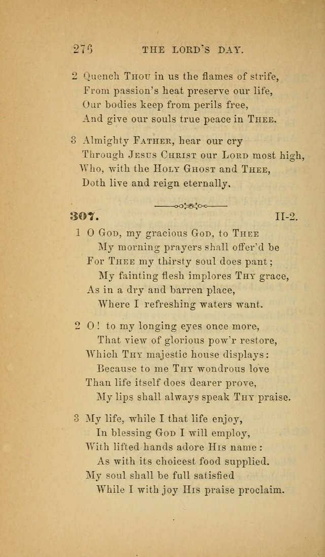 The Church Hymnal: a collection of hymns from the Prayer book hymnal, Additional hymns, and Hymns ancient and modern, and Hymns for church and home. For use in Churches where licensed by the Bishop page 276