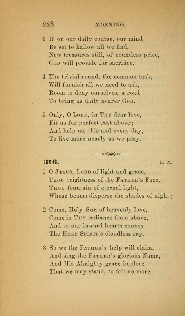 The Church Hymnal: a collection of hymns from the Prayer book hymnal, Additional hymns, and Hymns ancient and modern, and Hymns for church and home. For use in Churches where licensed by the Bishop page 282