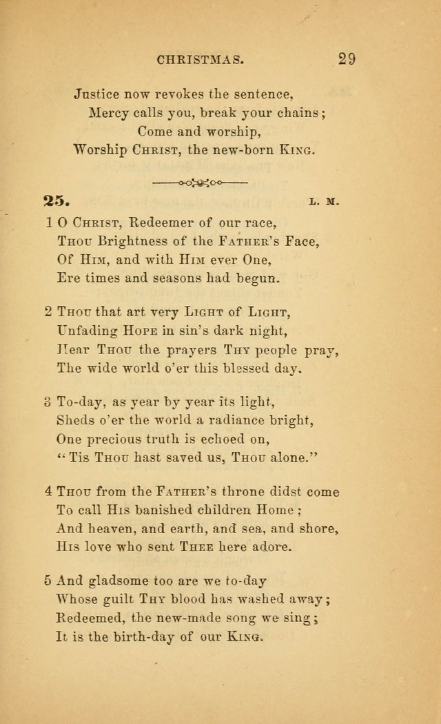 The Church Hymnal: a collection of hymns from the Prayer book hymnal, Additional hymns, and Hymns ancient and modern, and Hymns for church and home. For use in Churches where licensed by the Bishop page 29