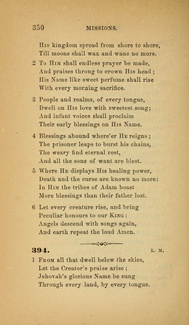 The Church Hymnal: a collection of hymns from the Prayer book hymnal, Additional hymns, and Hymns ancient and modern, and Hymns for church and home. For use in Churches where licensed by the Bishop page 350