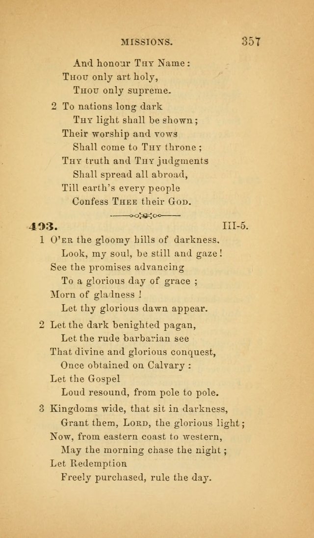 The Church Hymnal: a collection of hymns from the Prayer book hymnal, Additional hymns, and Hymns ancient and modern, and Hymns for church and home. For use in Churches where licensed by the Bishop page 357