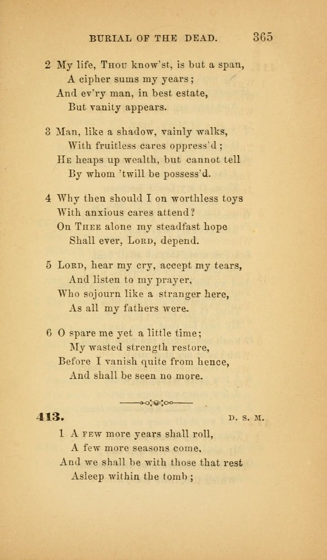 The Church Hymnal: a collection of hymns from the Prayer book hymnal, Additional hymns, and Hymns ancient and modern, and Hymns for church and home. For use in Churches where licensed by the Bishop page 365