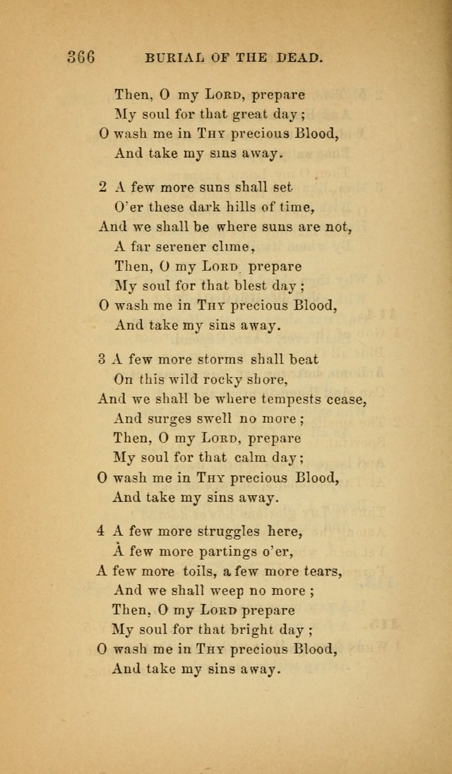 The Church Hymnal: a collection of hymns from the Prayer book hymnal, Additional hymns, and Hymns ancient and modern, and Hymns for church and home. For use in Churches where licensed by the Bishop page 366