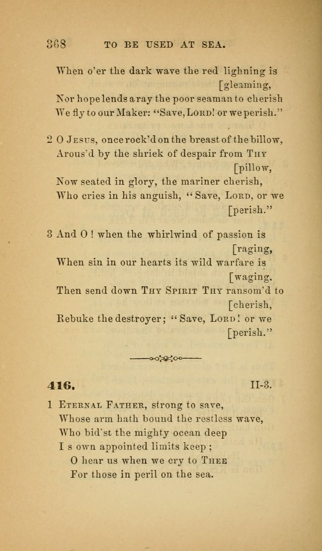 The Church Hymnal: a collection of hymns from the Prayer book hymnal, Additional hymns, and Hymns ancient and modern, and Hymns for church and home. For use in Churches where licensed by the Bishop page 368