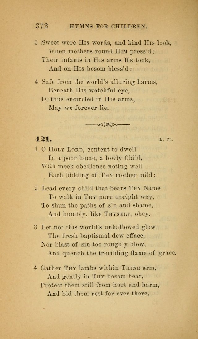 The Church Hymnal: a collection of hymns from the Prayer book hymnal, Additional hymns, and Hymns ancient and modern, and Hymns for church and home. For use in Churches where licensed by the Bishop page 372