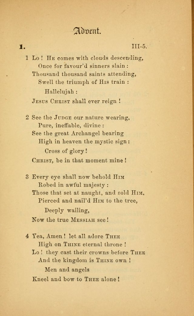 The Church Hymnal: a collection of hymns from the Prayer book hymnal, Additional hymns, and Hymns ancient and modern, and Hymns for church and home. For use in Churches where licensed by the Bishop page 5