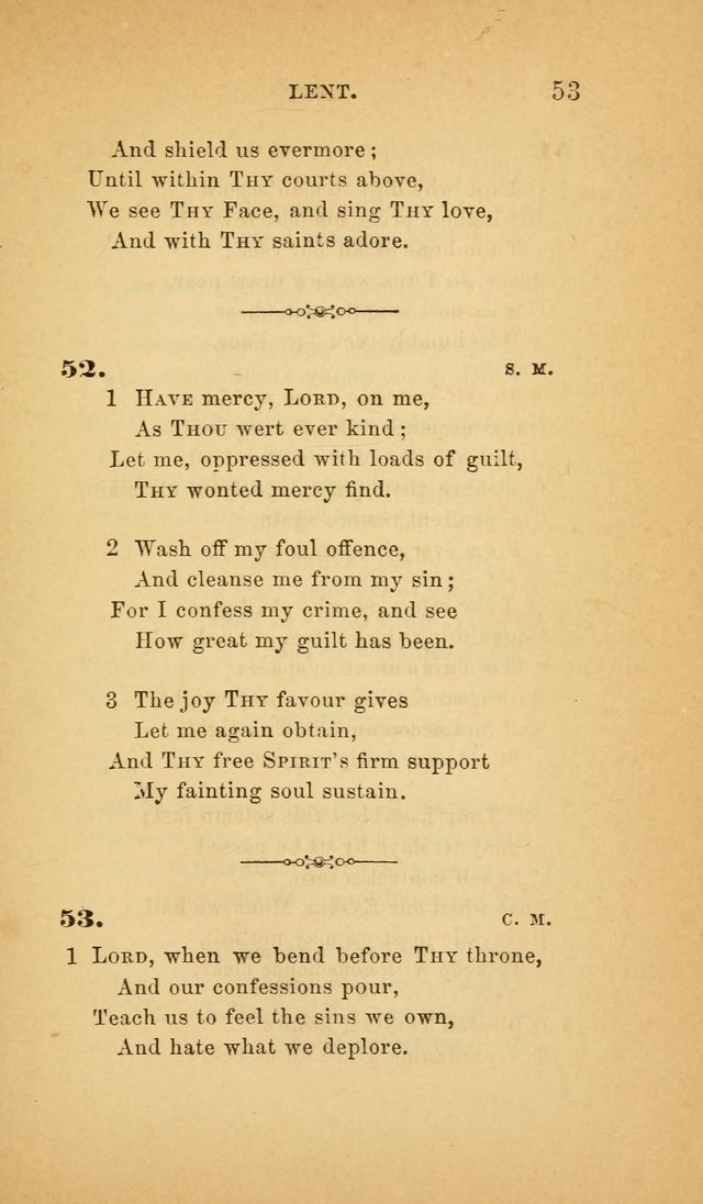 The Church Hymnal: a collection of hymns from the Prayer book hymnal, Additional hymns, and Hymns ancient and modern, and Hymns for church and home. For use in Churches where licensed by the Bishop page 53