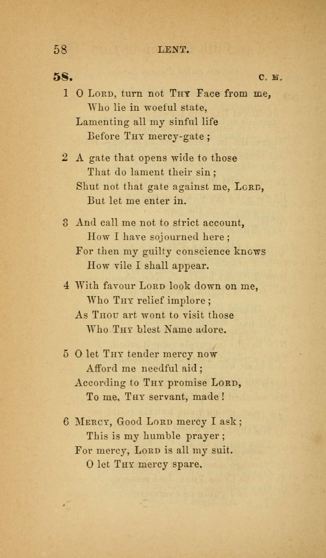 The Church Hymnal: a collection of hymns from the Prayer book hymnal, Additional hymns, and Hymns ancient and modern, and Hymns for church and home. For use in Churches where licensed by the Bishop page 58