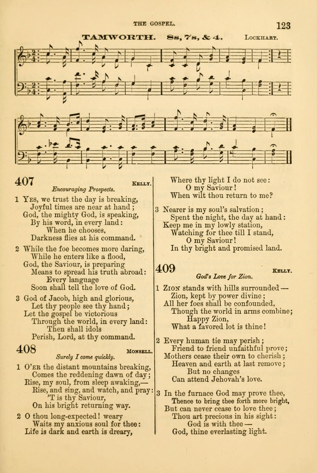 Church Harmonies: a collection of hymns and tunes for the use of Congregations page 123