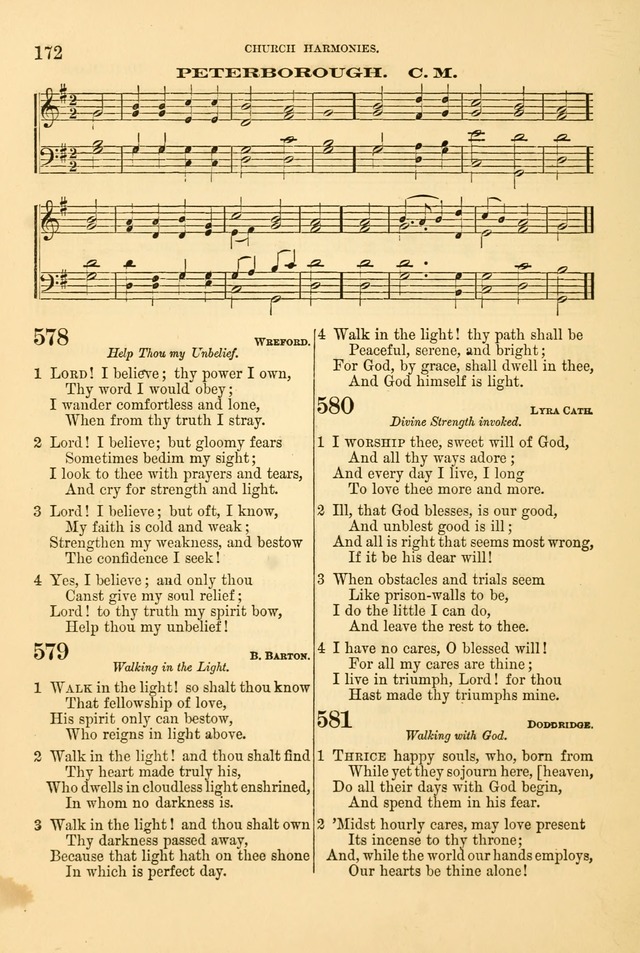 Church Harmonies: a collection of hymns and tunes for the use of Congregations page 172