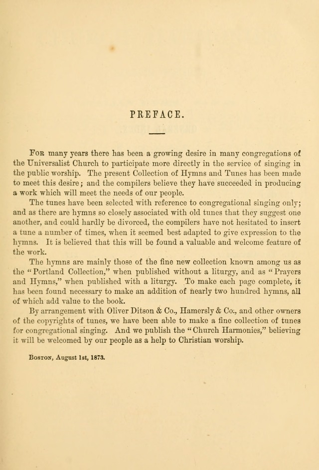 Church Harmonies: a collection of hymns and tunes for the use of Congregations page 3