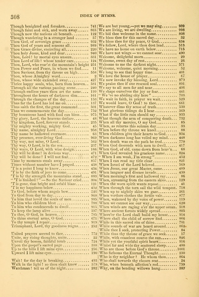 Church Harmonies: a collection of hymns and tunes for the use of Congregations page 308