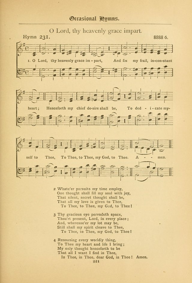 The Catholic Hymnal: containing hymns for congregational and home use, and the vesper psalms, the office of compline, the litanies, hymns at benediction, etc. page 221