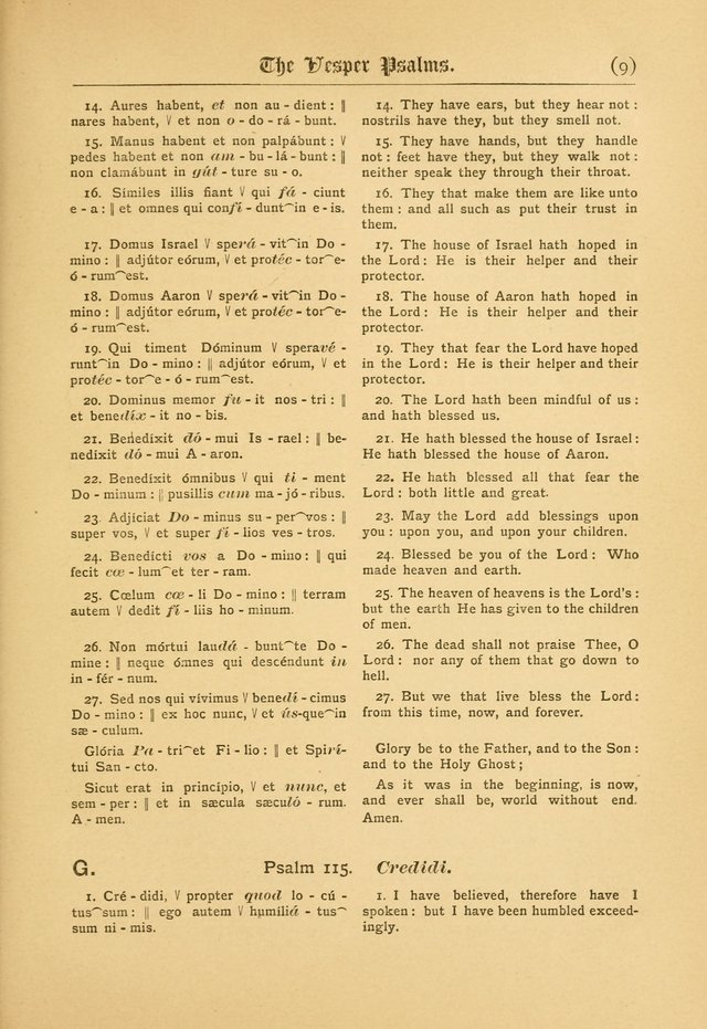 The Catholic Hymnal: containing hymns for congregational and home use, and the vesper psalms, the office of compline, the litanies, hymns at benediction, etc. page 237