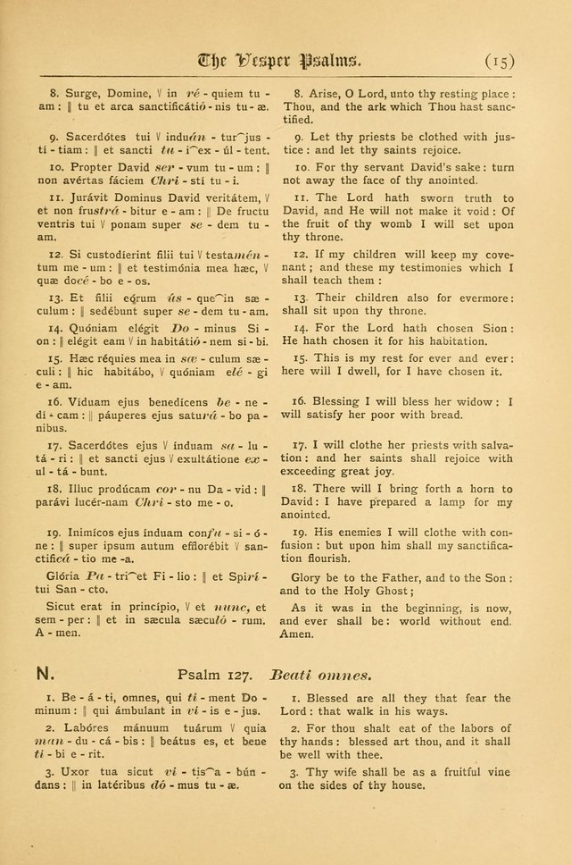 The Catholic Hymnal: containing hymns for congregational and home use, and the vesper psalms, the office of compline, the litanies, hymns at benediction, etc. page 243