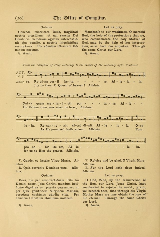 The Catholic Hymnal: containing hymns for congregational and home use, and the vesper psalms, the office of compline, the litanies, hymns at benediction, etc. page 258