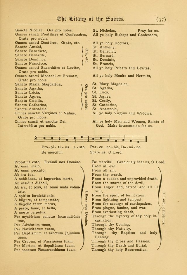 The Catholic Hymnal: containing hymns for congregational and home use, and the vesper psalms, the office of compline, the litanies, hymns at benediction, etc. page 265