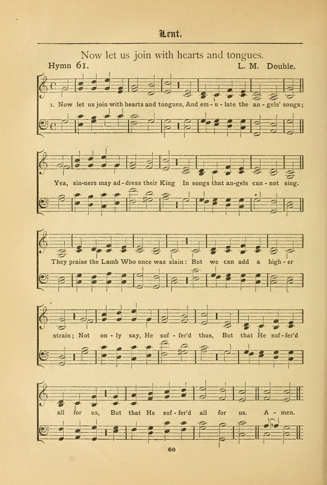 The Catholic Hymnal: containing hymns for congregational and home use, and the vesper psalms, the office of compline, the litanies, hymns at benediction, etc. page 60