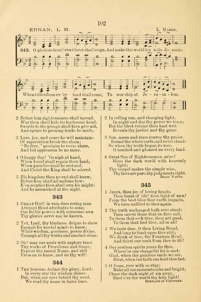 The Christian Hymnal: for the church, home and bible schools page 109