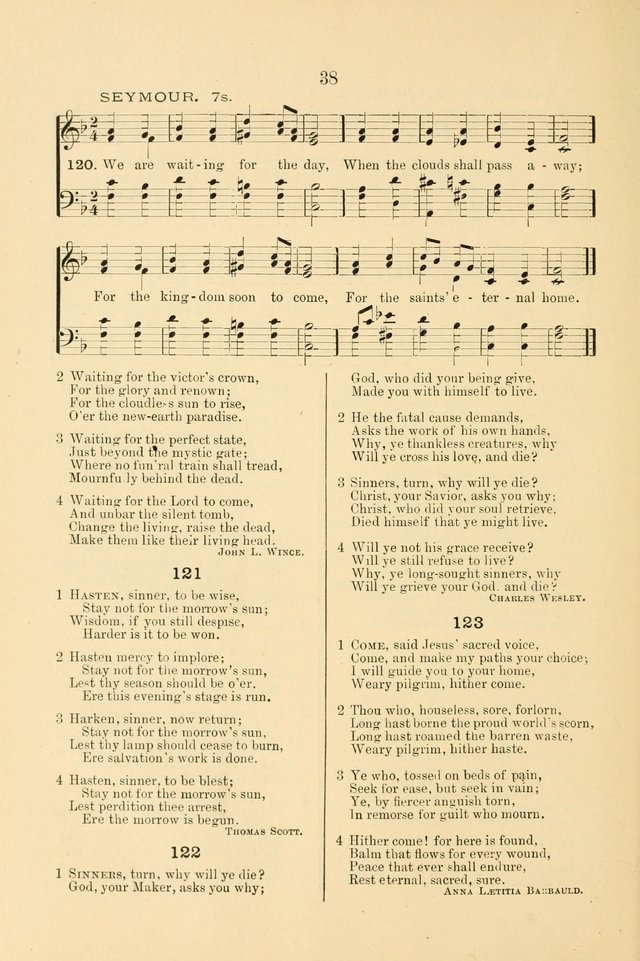 The Christian Hymnal: for the church, home and bible schools page 45