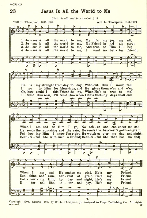 Christian Hymnal (Rev. ed.) page 20