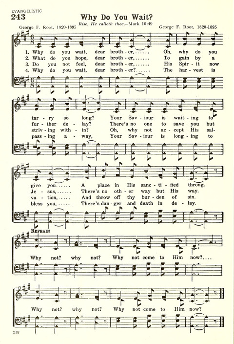 Christian Hymnal (Rev. ed.) page 210