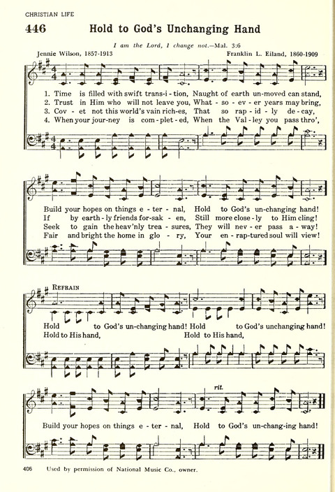 Christian Hymnal (Rev. ed.) page 398