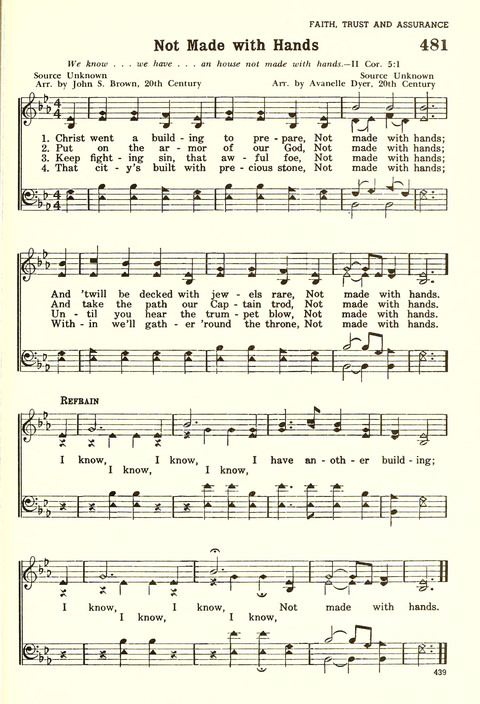 Christian Hymnal (Rev. ed.) page 431