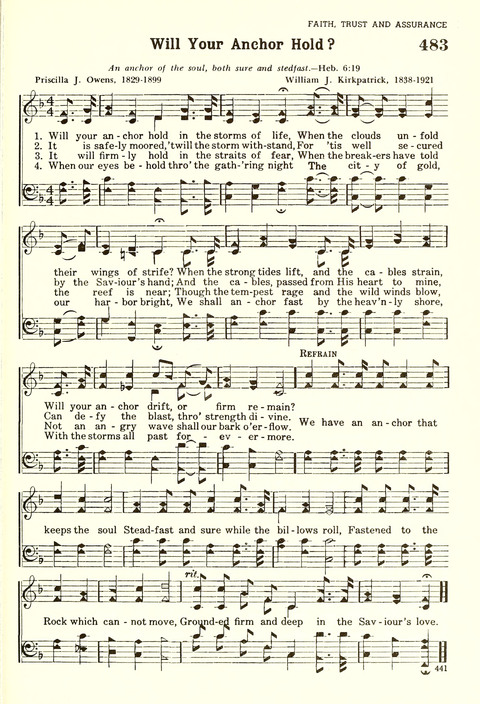 Christian Hymnal (Rev. ed.) page 433