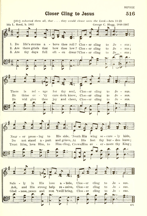 Christian Hymnal (Rev. ed.) page 463