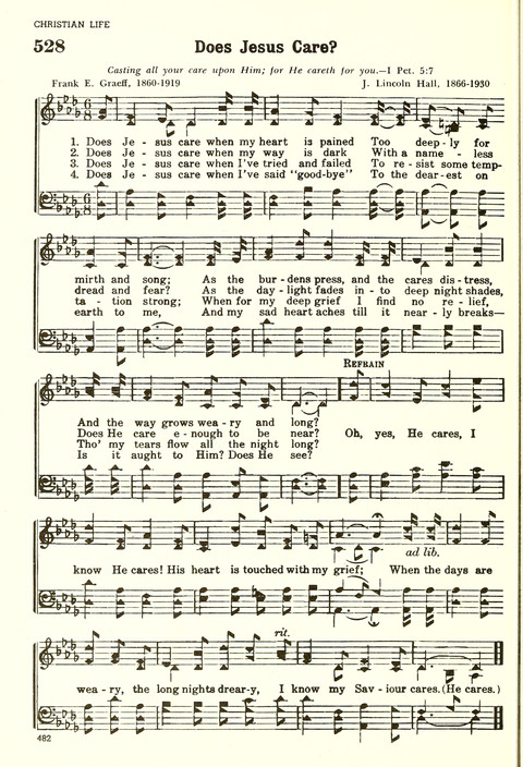 Christian Hymnal (Rev. ed.) page 474