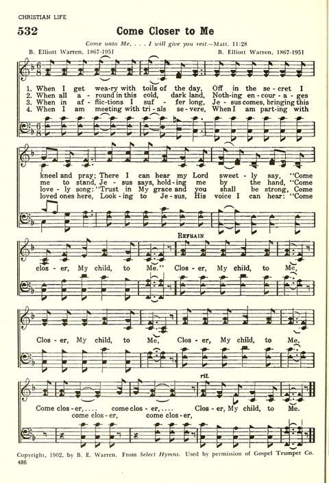 Christian Hymnal (Rev. ed.) page 478