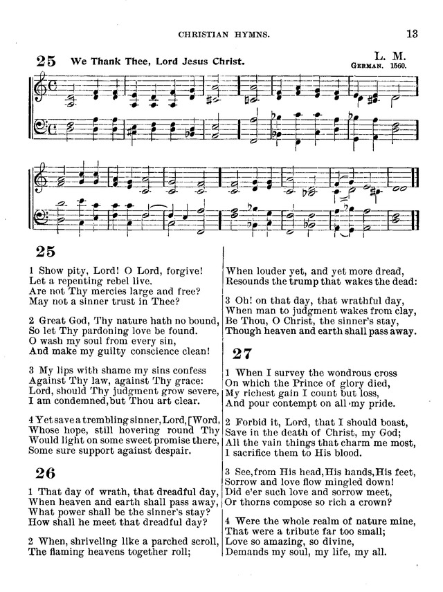 Christian Hymns: for church, school and home, with music page 11